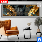 Leuchtbild Dia Schwarzer Panther Im Dschungel Panorama Produktvorschau mit dem Bild Schwarzer Panther im Dschungel im Format Panorama.