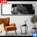 Leuchtbild Dia Schwarzer Panther Panorama Produktvorschau mit dem Bild Schwarzer Panther im Format Panorama.