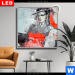 Leuchtbild Dia Schweigsame Frau Quadrat Produktvorschau mit dem Bild Schweigsame Frau im Format Quadrat.