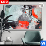 Leuchtbild Dia Schweigsame Frau Querformat Produktvorschau mit dem Bild Schweigsame Frau im Format Querformat.