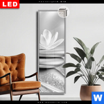 Leuchtbild Dia Silberne Zen Harmonie Schmal Produktvorschau mit dem Bild Silberne Zen Harmonie im Format Schmal.
