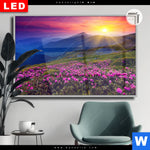 Leuchtbild Dia Sommerberg Im Sonnenuntergang Querformat Produktvorschau mit dem Bild Sommerberg im Sonnenuntergang im Format Querformat.