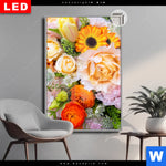 Leuchtbild Dia Sommerblumen Hochformat Produktvorschau mit dem Bild Sommerblumen im Format Hochformat.