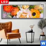 Leuchtbild Dia Sommerblumen Panorama Produktvorschau mit dem Bild Sommerblumen im Format Panorama.
