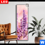 Leuchtbild Dia Sommeridylle Mit Lavendel Schmal Produktvorschau mit dem Bild Sommeridylle mit Lavendel im Format Schmal.