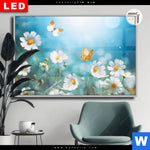 Leuchtbild Dia Sommerwiese Mit Schmetterlingen Querformat Produktvorschau mit dem Bild Sommerwiese mit Schmetterlingen im Format Querformat.