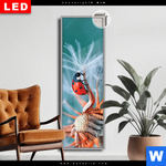 Leuchtbild Dia Sonnenkaefer Auf Pusteblume Schmal Produktvorschau mit dem Bild Sonnenkäfer auf Pusteblume im Format Schmal.