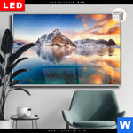 Leuchtbild Dia Sonnenuntergang Norwegen Querformat Produktvorschau mit dem Bild Sonnenuntergang Norwegen im Format Querformat.