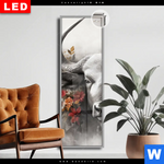 Leuchtbild Dia Starker Bulle Mit Blumen Schmal Produktvorschau mit dem Bild Starker Bulle mit Blumen im Format Schmal.