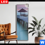 Leuchtbild Dia Steg Ins Meer Schmal Produktvorschau mit dem Bild Steg ins Meer im Format Schmal.