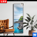 Leuchtbild Dia Steilkueste Am Meer Schmal Produktvorschau mit dem Bild Steilküste am Meer im Format Schmal.