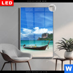 Leuchtbild Dia Strand In Thailand Hochformat Produktvorschau mit dem Bild Strand in Thailand im Format Hochformat.