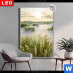 Leuchtbild Dia Strand Mit Sandduenen Hochformat Produktvorschau mit dem Bild Strand mit Sanddünen im Format Hochformat.