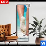 Leuchtbild Dia Strandspaziergang Schmal Produktvorschau mit dem Bild Strandspaziergang im Format Schmal.