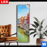 Leuchtbild Dia Strassen Von Venedig Schmal Produktvorschau mit dem Bild Straßen von Venedig im Format Schmal.