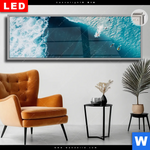 Leuchtbild Dia Surfer Welle Panorama Produktvorschau mit dem Bild Surfer Welle im Format Panorama.