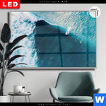 Leuchtbild Dia Surfer Welle Querformat Produktvorschau mit dem Bild Surfer Welle im Format Querformat.