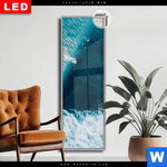 Leuchtbild Dia Surfer Welle Schmal Produktvorschau mit dem Bild Surfer Welle im Format Schmal.