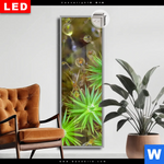 Leuchtbild Dia Tautropfen Auf Moos Schmal Produktvorschau mit dem Bild Tautropfen auf Moos im Format Schmal.