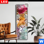 Leuchtbild Dia Tiger Blumen Schmal Produktvorschau mit dem Bild Tiger & Blumen im Format Schmal.