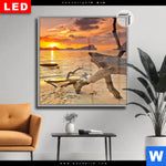 Leuchtbild Dia Traumhafte Meereskulisse Quadrat Produktvorschau mit dem Bild Traumhafte Meereskulisse im Format Quadrat.