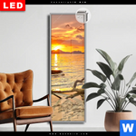 Leuchtbild Dia Traumhafte Meereskulisse Schmal Produktvorschau mit dem Bild Traumhafte Meereskulisse im Format Schmal.