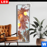 Leuchtbild Dia Tropische Palmen Schmal Produktvorschau mit dem Bild Tropische Palmen im Format Schmal.