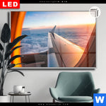 Leuchtbild Dia Ueber Den Wolken Querformat Produktvorschau mit dem Bild Über den Wolken im Format Querformat.