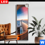 Leuchtbild Dia Ueber Den Wolken Schmal Produktvorschau mit dem Bild Über den Wolken im Format Schmal.