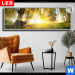 Leuchtbild Dia Unberuehrte Natur Panorama Produktvorschau mit dem Bild Unberührte Natur im Format Panorama.