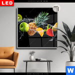 Leuchtbild Dia Viele Fruechte Quadrat Produktvorschau mit dem Bild Viele Früchte im Format Quadrat.