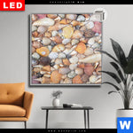 Leuchtbild Dia Viele Muscheln Quadrat Produktvorschau mit dem Bild Viele Muscheln im Format Quadrat.