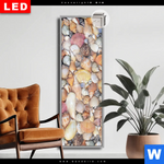 Leuchtbild Dia Viele Muscheln Schmal Produktvorschau mit dem Bild Viele Muscheln im Format Schmal.