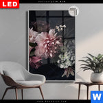 Leuchtbild Dia Vintage Blumen Hochformat Produktvorschau mit dem Bild Vintage Blumen im Format Hochformat.