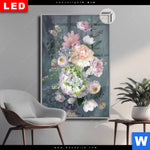 Leuchtbild Dia Vintage Blumen No 3 Hochformat Produktvorschau mit dem Bild Vintage Blumen No. 3 im Format Hochformat.