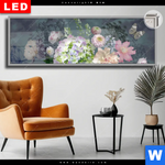 Leuchtbild Dia Vintage Blumen No 3 Panorama Produktvorschau mit dem Bild Vintage Blumen No. 3 im Format Panorama.