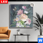 Leuchtbild Dia Vintage Blumen No 3 Quadrat Produktvorschau mit dem Bild Vintage Blumen No. 3 im Format Quadrat.