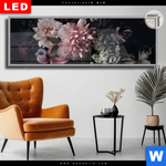 Leuchtbild Dia Vintage Blumen Panorama Produktvorschau mit dem Bild Vintage Blumen im Format Panorama.