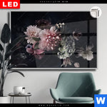 Leuchtbild Dia Vintage Blumen Querformat Produktvorschau mit dem Bild Vintage Blumen im Format Querformat.