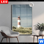 Leuchtbild Dia Vintage Leuchtturm Hochformat Produktvorschau mit dem Bild Vintage Leuchtturm im Format Hochformat.