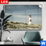 Leuchtbild Dia Vintage Leuchtturm Querformat Produktvorschau mit dem Bild Vintage Leuchtturm im Format Querformat.