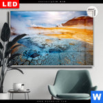 Leuchtbild Dia Vulkan Island Querformat Produktvorschau mit dem Bild Vulkan Island im Format Querformat.