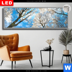 Leuchtbild Dia Wald Im Winter Panorama Produktvorschau mit dem Bild Wald im Winter im Format Panorama.