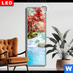 Leuchtbild Dia Wald Wasserfall No 3 Schmal Produktvorschau mit dem Bild Wald & Wasserfall No. 3 im Format Schmal.
