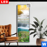 Leuchtbild Dia Wald Wasserfall No 5 Schmal Produktvorschau mit dem Bild Wald & Wasserfall No. 5 im Format Schmal.