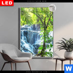 Leuchtbild Dia Wasserfall In Mexiko Hochformat Produktvorschau mit dem Bild Wasserfall in Mexiko im Format Hochformat.