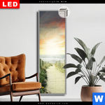 Leuchtbild Dia Weg Zum Strand Schmal Produktvorschau mit dem Bild Weg zum Strand im Format Schmal.