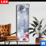 Leuchtbild Dia Weihnachtskugeln Im Winterwunderland Schmal Produktvorschau mit dem Bild Weihnachtskugeln im Winterwunderland im Format Schmal.