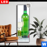 Leuchtbild Dia Wein In Flaschen Und Glaesern Schmal Produktvorschau mit dem Bild Wein in Flaschen und Gläsern im Format Schmal.