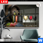 Leuchtbild Dia Wein Trauben Querformat Produktvorschau mit dem Bild Wein & Trauben im Format Querformat.